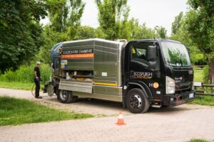 Mezzo di Ecospurghi per effettuare lo spurgo